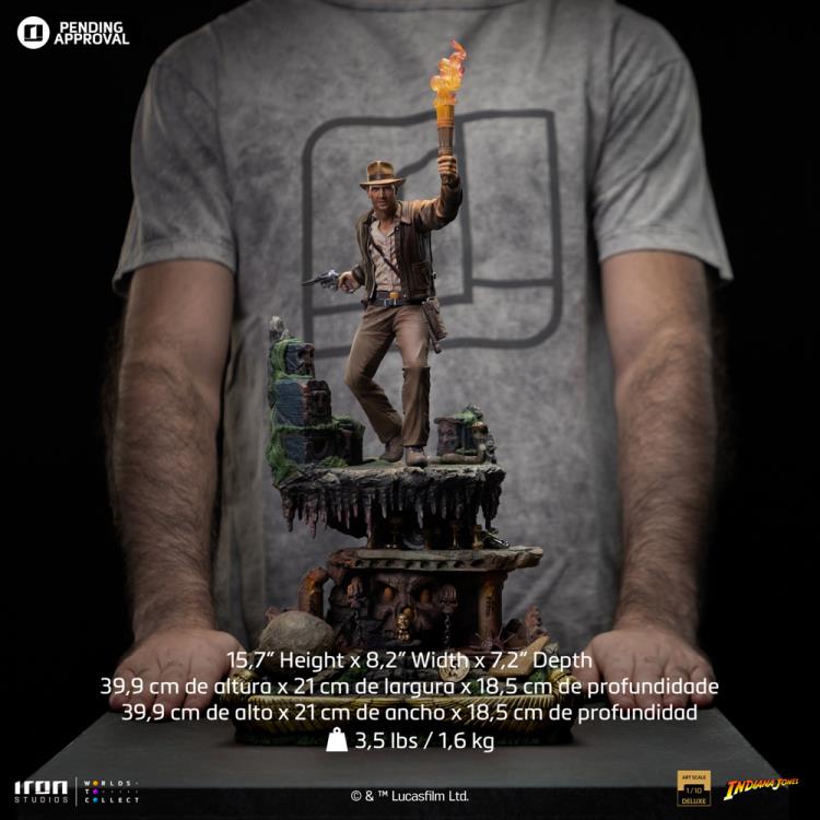 Pedido Estatua Indiana Jones (Deluxe) (Limited Edition) marca Iron Studios escala de arte 1/10