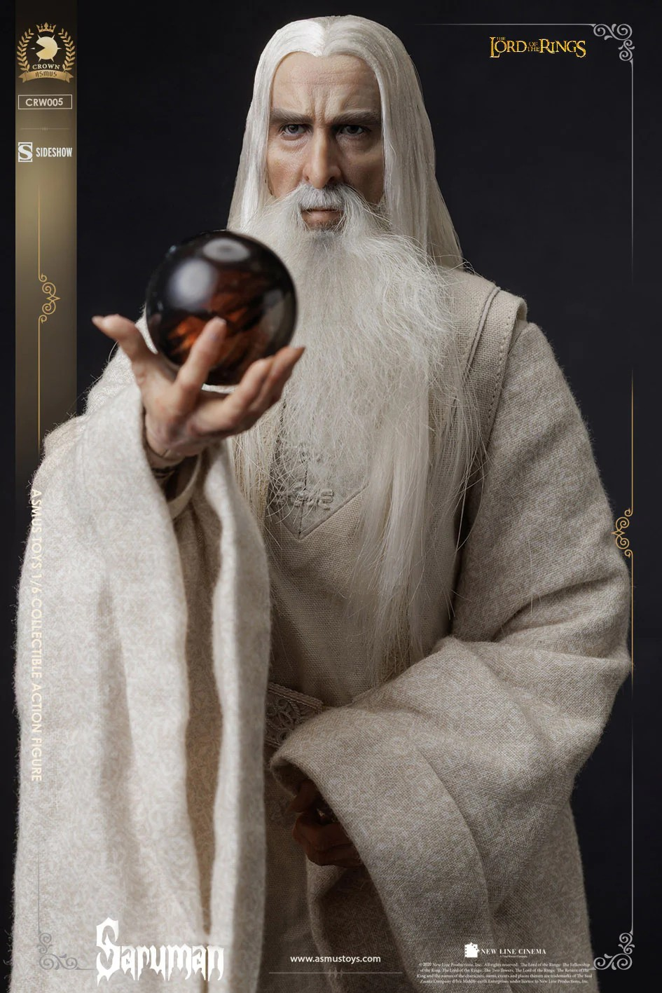 Preventa Figura Saruman - The Lord of the Rings Trilogy - Crown Series marca Asmus Toys CRW005 escala 1/6