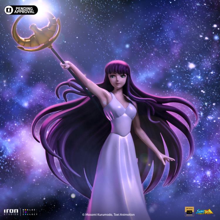Preventa Estatua Saori Kido (Deluxe version) - Saint Seiya / Caballeros de Zodiaco - Limited Edition marca Iron Studios escala de arte 1/10