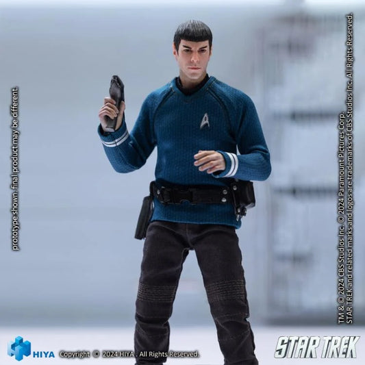 Pedido Figura Spock (Exclusiva PX Previews) - Star Trek (2009) - Exquisite Super Series marca HIYA ESS0266 escala pequeña 1/12