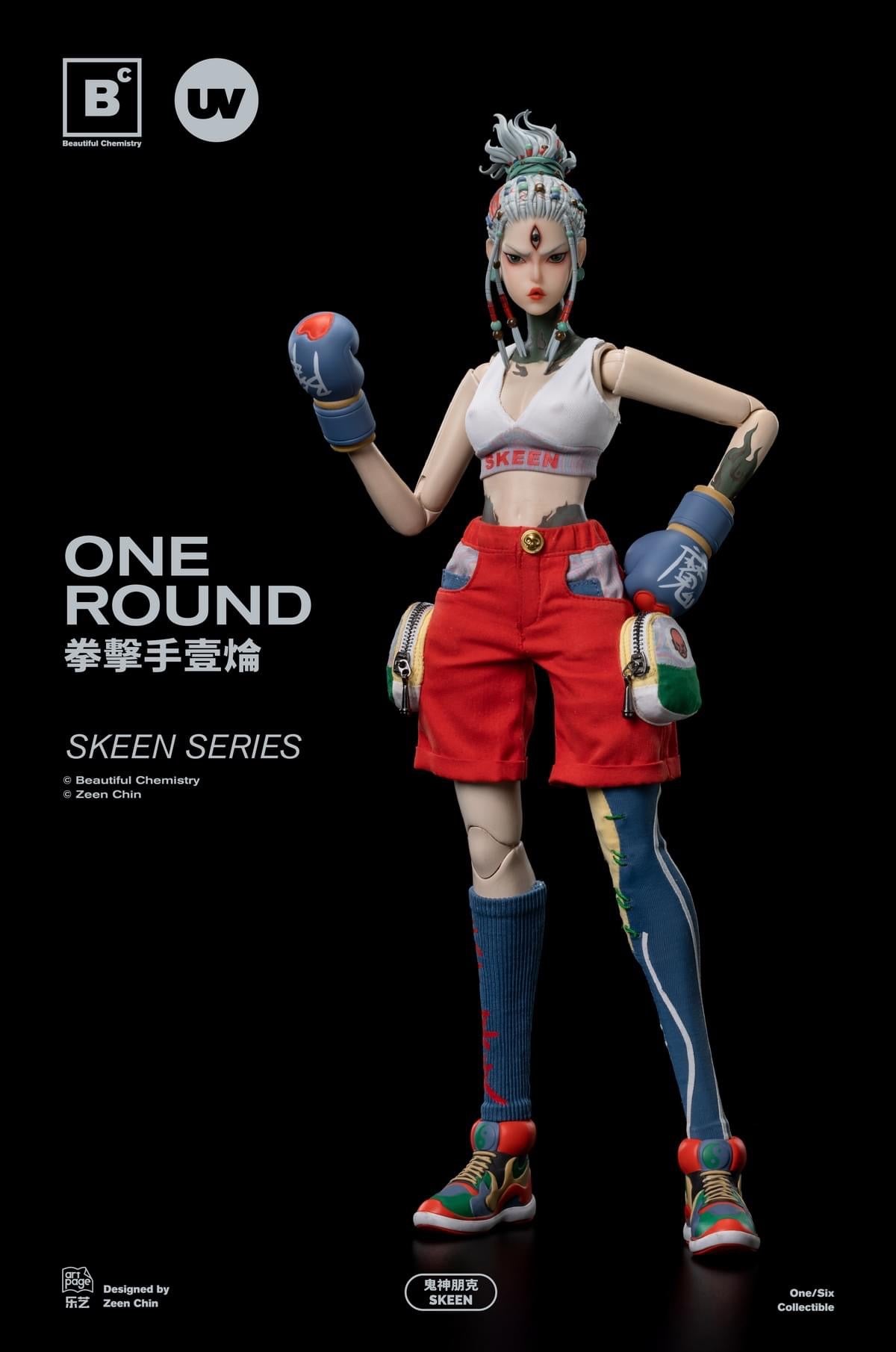 Preventa Figura One Round - Skeen Series marca Beautiful Chemistry UV202405 escala 1/6 (ART TOY)