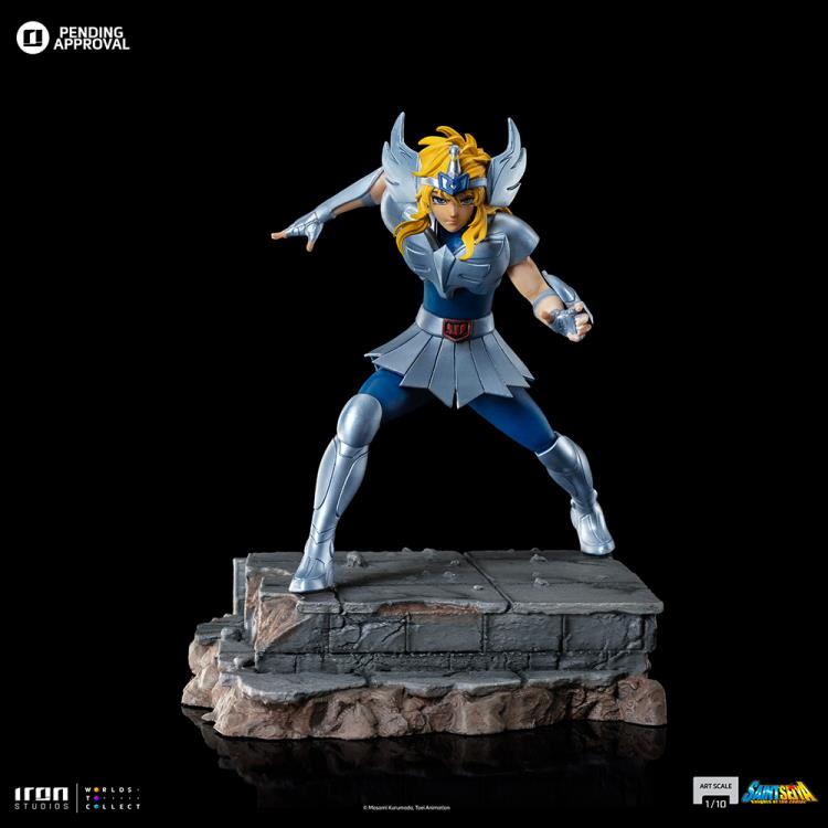 Pedido Estatua Cygnus Hyoga - Saint Seiya - Limited Edition marca Iron Studios escala de arte 1/10