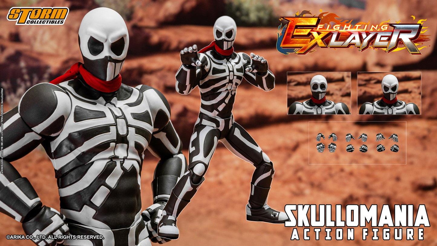 Pedido Figura SKULLOMANIA - Fighting EX Layer marca Storm Collectibles AREX01 escala pequeña 1/12