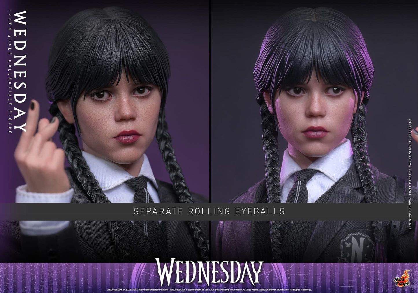 Preventa Figura WEDNESDAY - Wednesday (Netflix Series) marca Hot Toys TMS135 escala 1/6