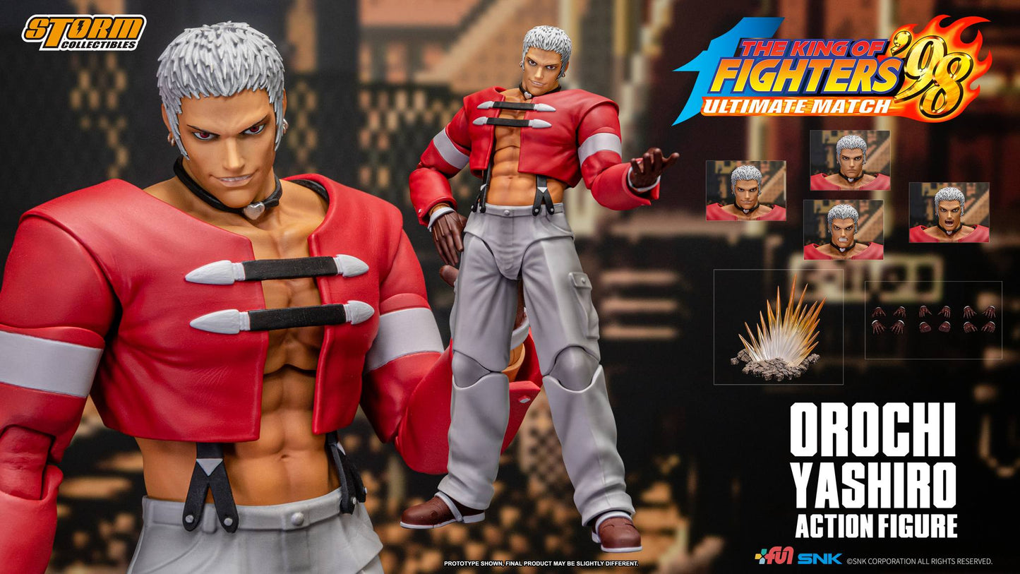 Pedido Figura OROCHI YASHIRO - The King of Fighters '98 Unlimited Match marca Storm Collectibles SKKF13 escala pequeña 1/12