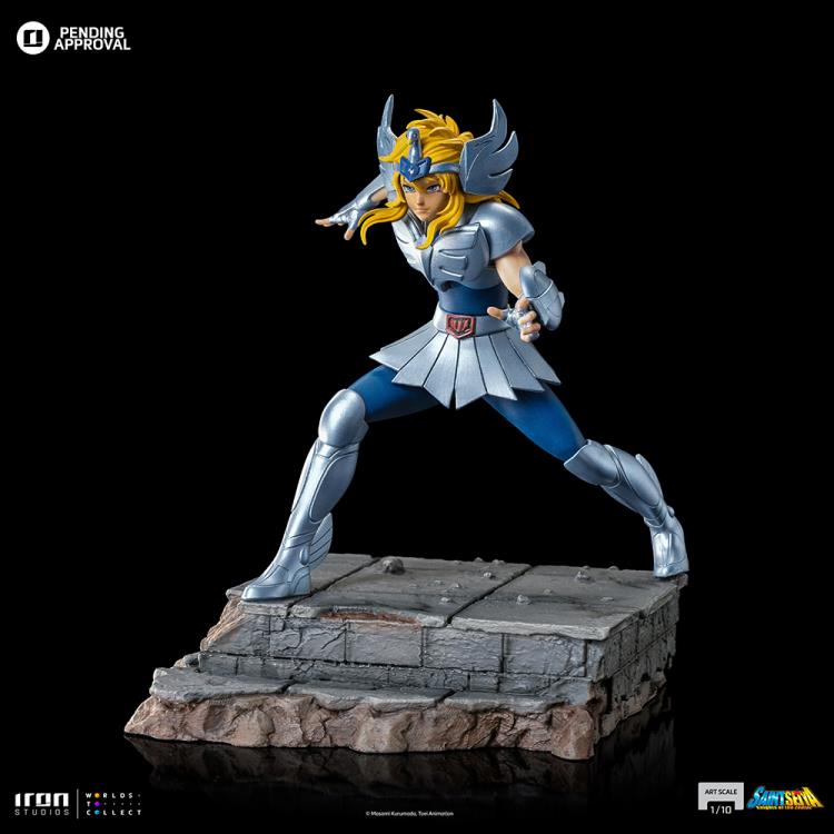 Pedido Estatua Cygnus Hyoga - Saint Seiya - Limited Edition marca Iron Studios escala de arte 1/10