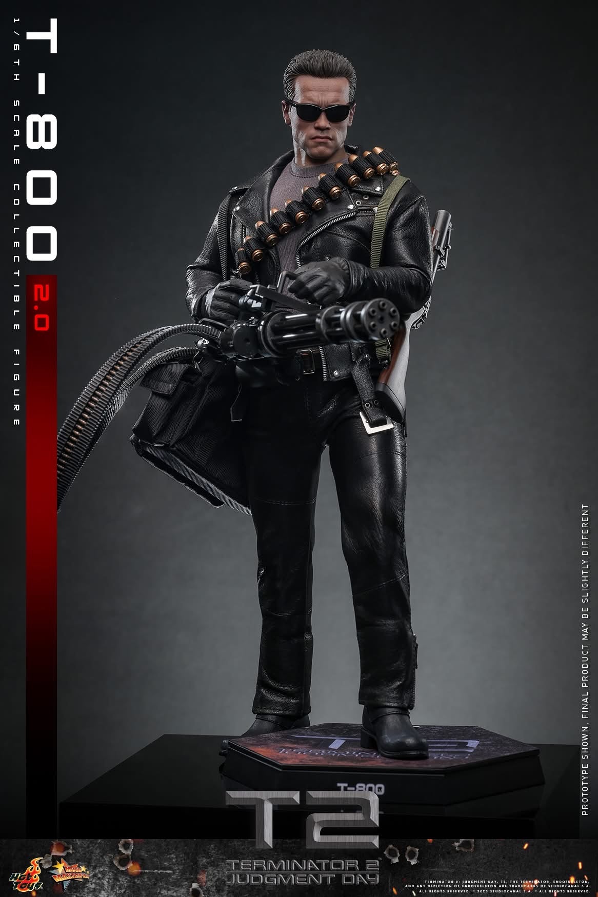 Preventa Figura T-800 (2.0) - Terminator 2: Judgment Day marca Hot Toys MMS795 escala 1/6