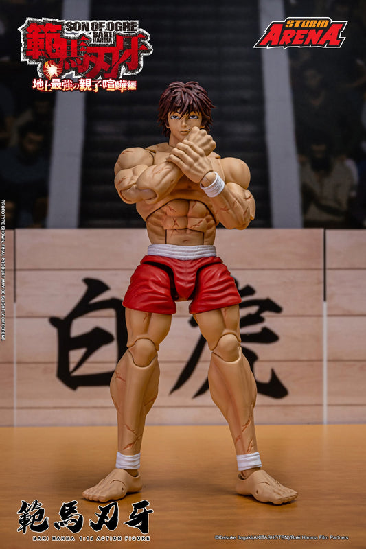 Preventa Figura Baki Hanma (Storm Arena) - Baki Hanma: Son of Ogre marca Storm Collectibles BHSA01 escala pequeña 1/12