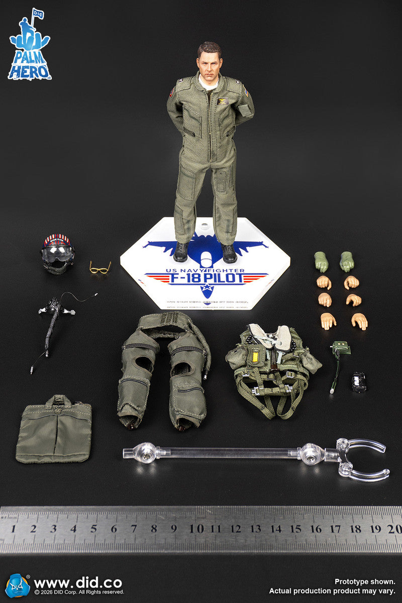 Pedido Figura Captain Mitchell - US Navy 18E Pilot marca DID XM80031 escala 1/12