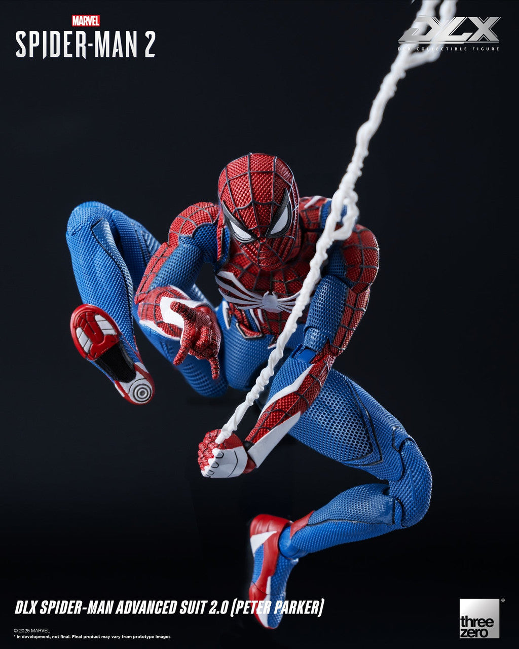 Preventa Figura DLX Spider-Man 2 Advanced Suit 2.0 (Peter Parker) marca Threezero 3Z0936 escala 1/12