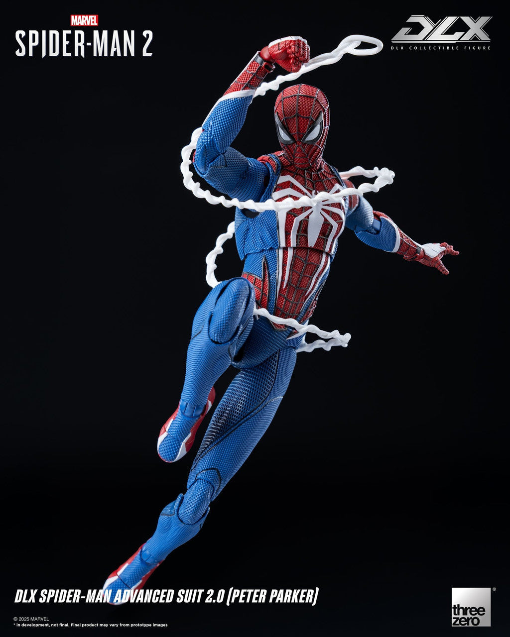Preventa Figura DLX Spider-Man 2 Advanced Suit 2.0 (Peter Parker) marca Threezero 3Z0936 escala 1/12