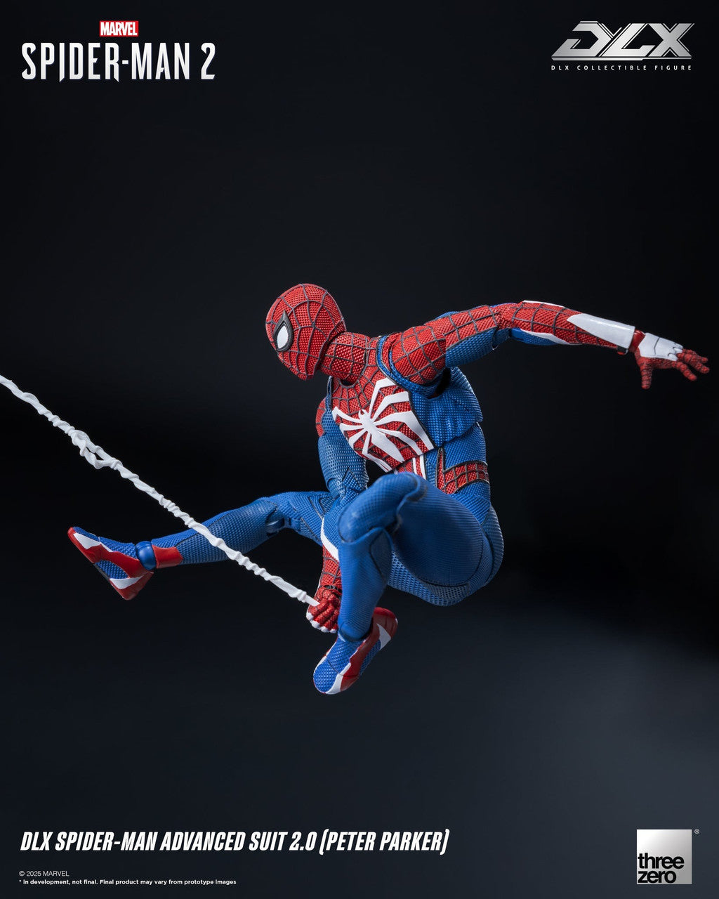 Preventa Figura DLX Spider-Man 2 Advanced Suit 2.0 (Peter Parker) marca Threezero 3Z0936 escala 1/12