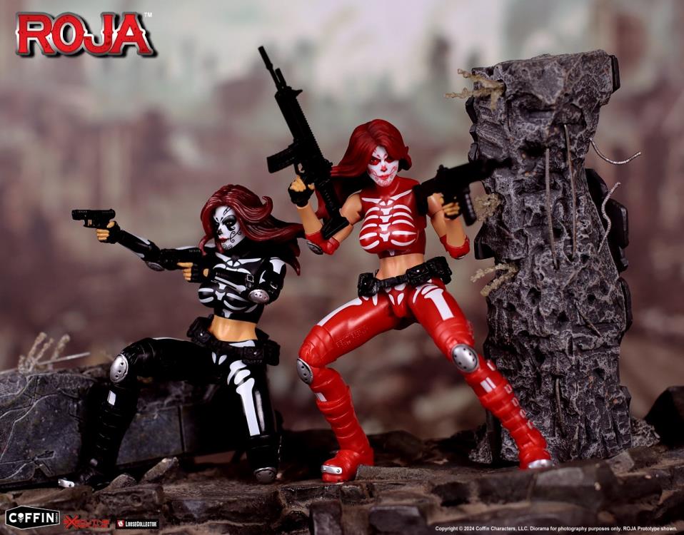 Pedido Figura Roja - La Muerta marca Executive Replicas escala pequeña 1/12