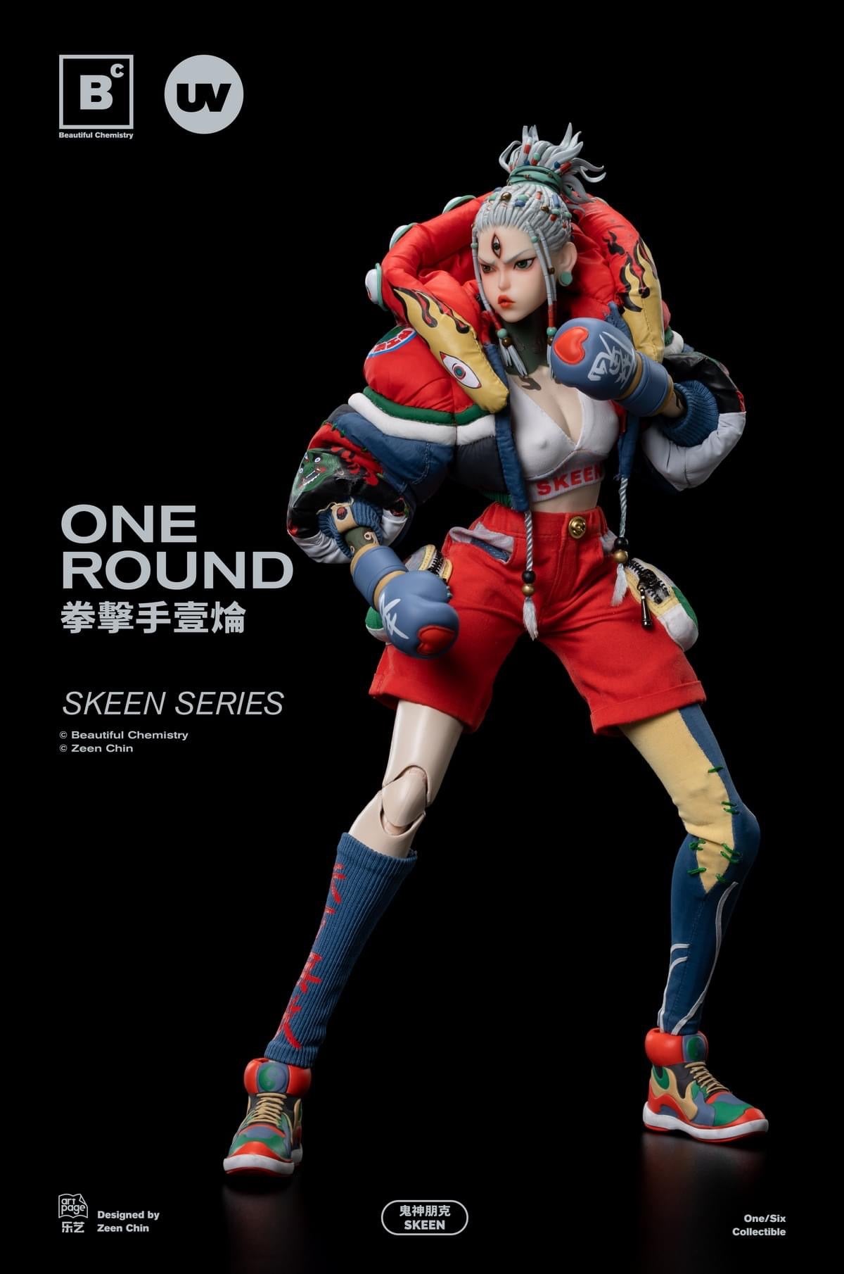 Preventa Figura One Round - Skeen Series marca Beautiful Chemistry UV202405 escala 1/6 (ART TOY)
