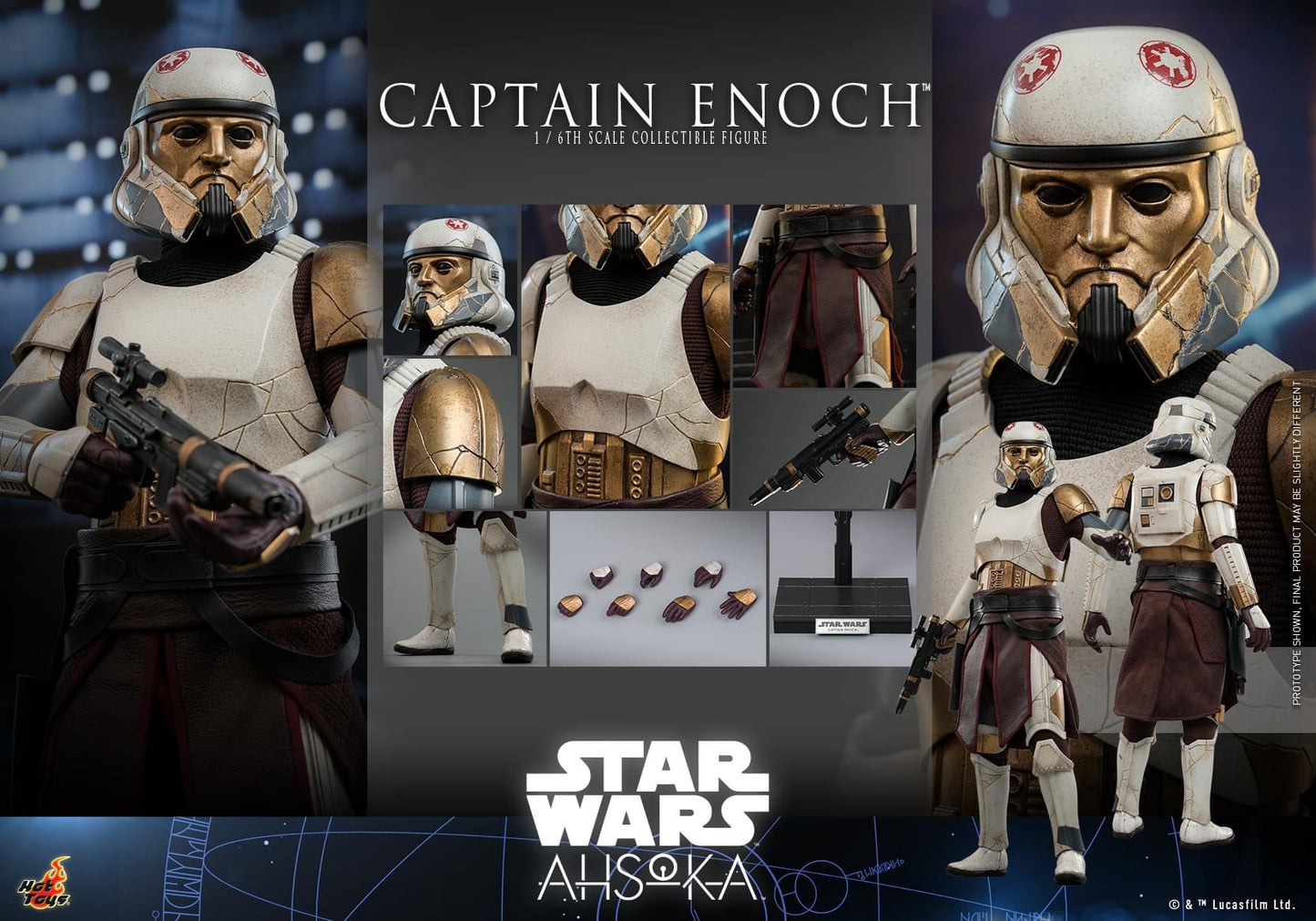 Pedido Figura CAPTAIN ENOCH - Star Wars: Ahsoka marca Hot Toys TMS120 escala 1/6