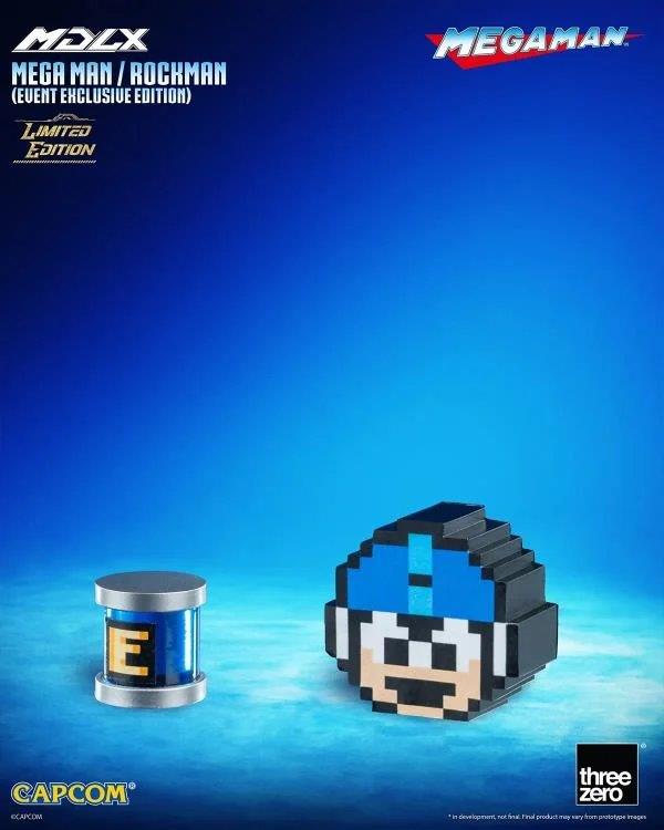 Pedido Figura MDLX Mega Man / Rockman (Event Exclusive version) (Edición Limitada) marca Threezero 3Z0572 escala pequeña 1/12