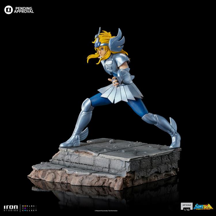 Pedido Estatua Cygnus Hyoga - Saint Seiya - Limited Edition marca Iron Studios escala de arte 1/10