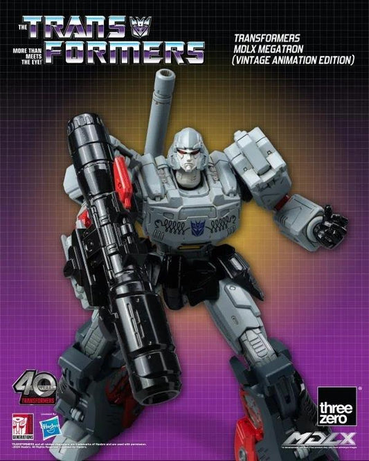 Pedido Figura MDLX Megatron (Vintage Animation) Exclusive 40th Aniversary - Transformers marca Threezero 3Z0694 (18 cm)
