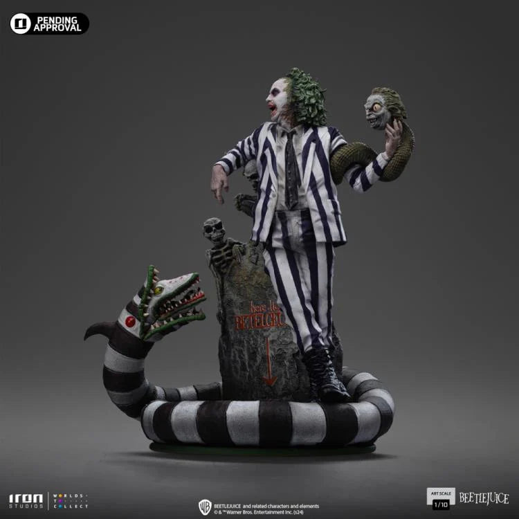Preventa Estatua Beetlejuice (Deluxe version) - Beetlejuice Beetlejuice (2024) - Limited Edition marca Iron Studios escala de arte 1/10