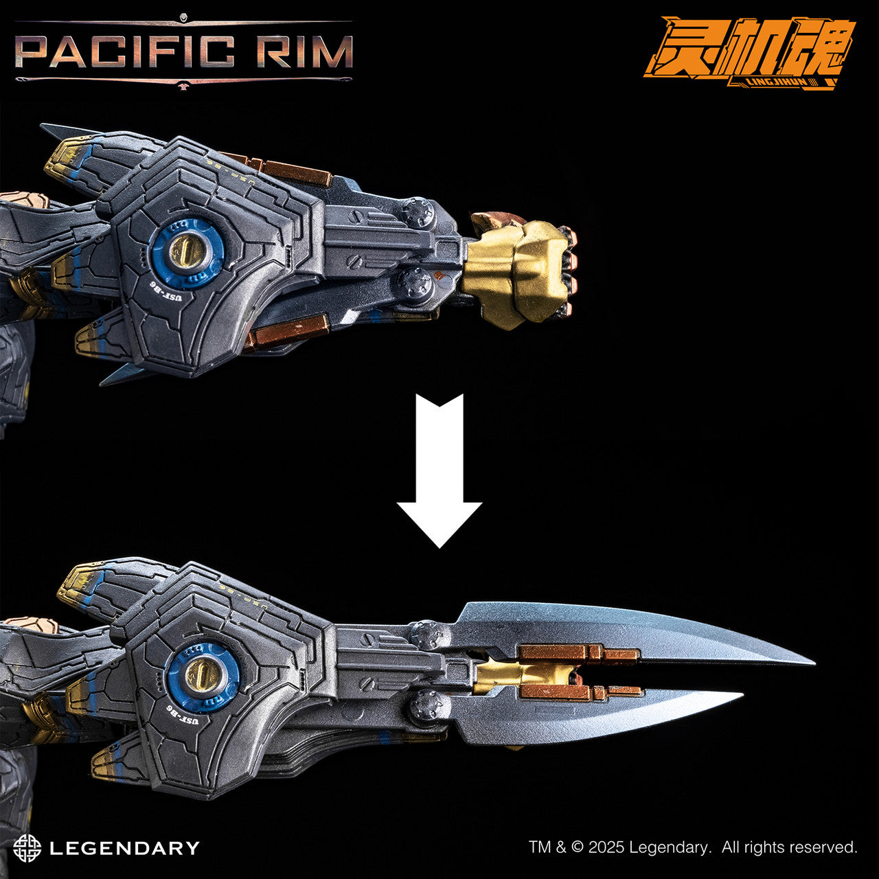 Preventa Figura Striker Eureka - Pacific Rim marca Mety Toyz (20 cm)