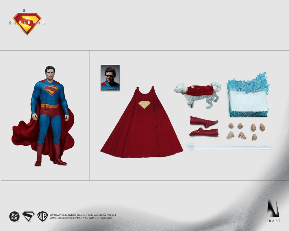 Preventa Figura SUPERMAN (con Krypto) - Superman (2025) marca INART A021 escala 1/6