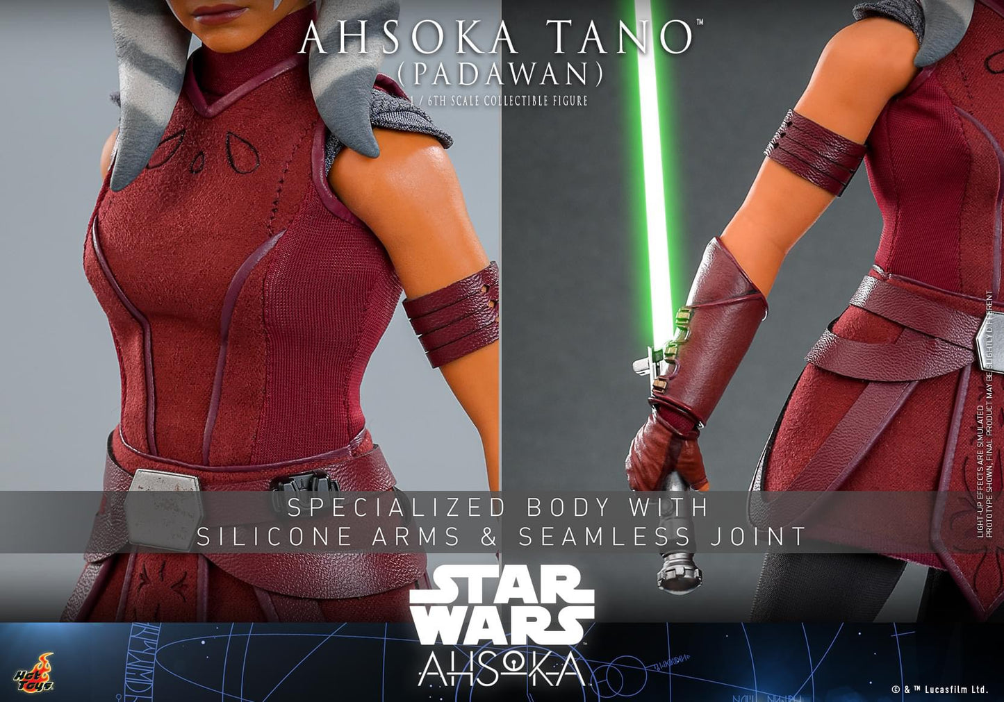 Pedido Figura AHSOKA TANO (Padawan) - Star Wars: Ahsoka marca Hot Toys TMS123 escala 1/6