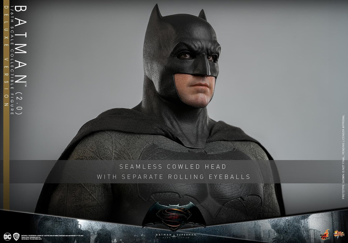 Preventa Figura Batman (2.0) (Deluxe version) - Batman v Superman: Dawn of Justice™ marca Hot Toys MMS732 escala 1/6