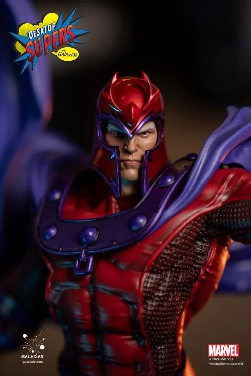 Pedido Estatua Magneto - Marvel Desktop Super marca Galaxias escala de arte 1/8