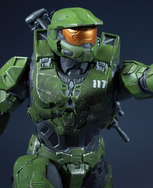Pedido Estatua Master Chief con gancho - Halo Infinite marca Dark Horse escala (25 cm)