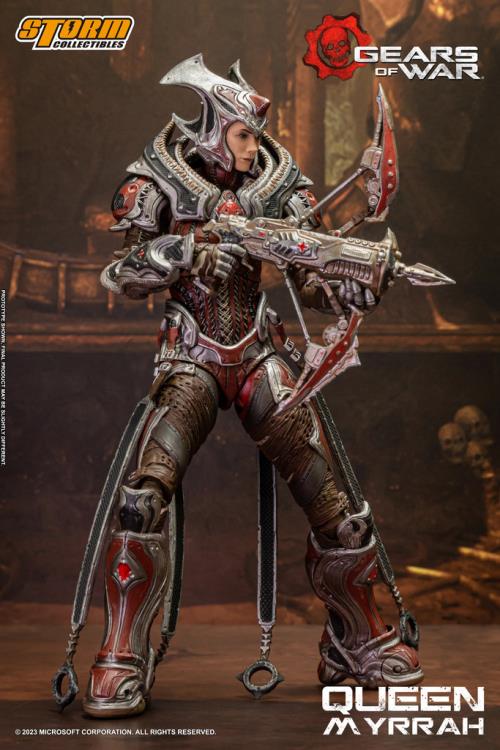 Preventa Figura Queen Myrrah - Gears of War marca Storm Collectibles escala pequeña 1/12