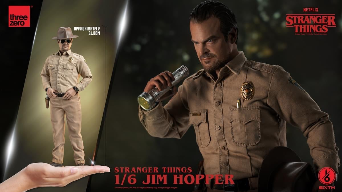 Pedido Figura Jim Hopper - Stranger Things marca Threezero 3Z0515 escala 1/6