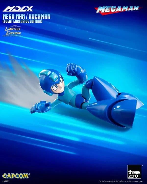 Pedido Figura MDLX Mega Man / Rockman (Event Exclusive version) (Edición Limitada) marca Threezero 3Z0572 escala pequeña 1/12