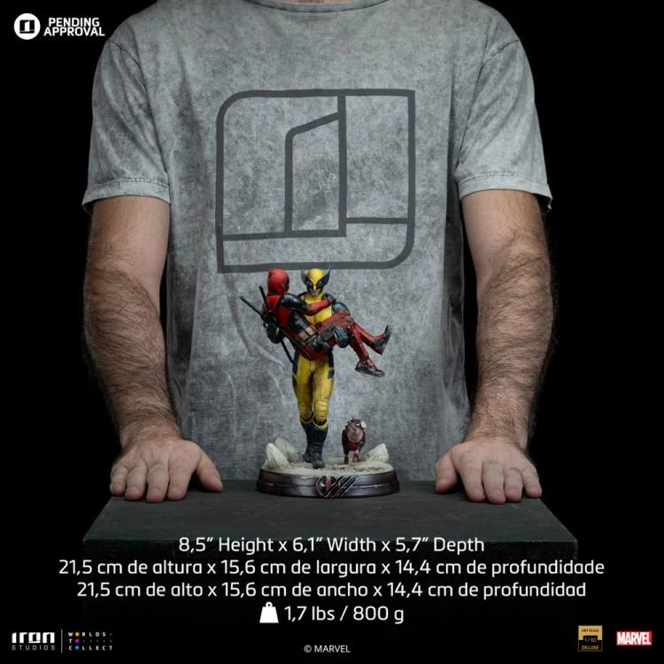 Preventa Estatua Deadpool & Wolverine (Dogpool) Deluxe (Limited Edition) - Deadpool & Wolverine marca Iron Studios escala de arte 1/10