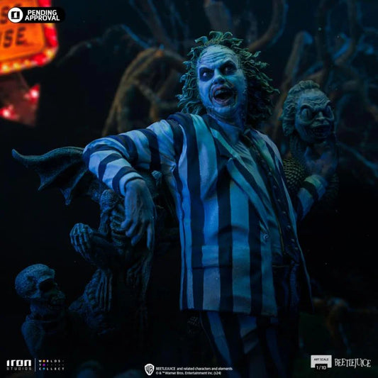 Preventa Estatua Beetlejuice (Deluxe version) - Beetlejuice Beetlejuice (2024) - Limited Edition marca Iron Studios escala de arte 1/10