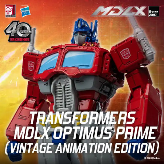 Pedido Figura MDLX Optimus Prime (Vintage Animation) Exclusive 40th Aniversary - Transformers marca Threezero 3Z0692 (17.8 cm)