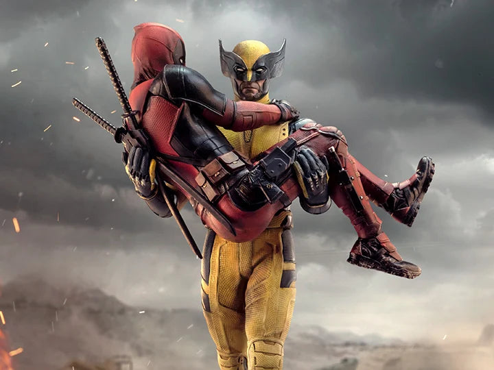 Preventa Estatua Deadpool & Wolverine (Dogpool) Deluxe (Limited Edition) - Deadpool & Wolverine marca Iron Studios escala de arte 1/10