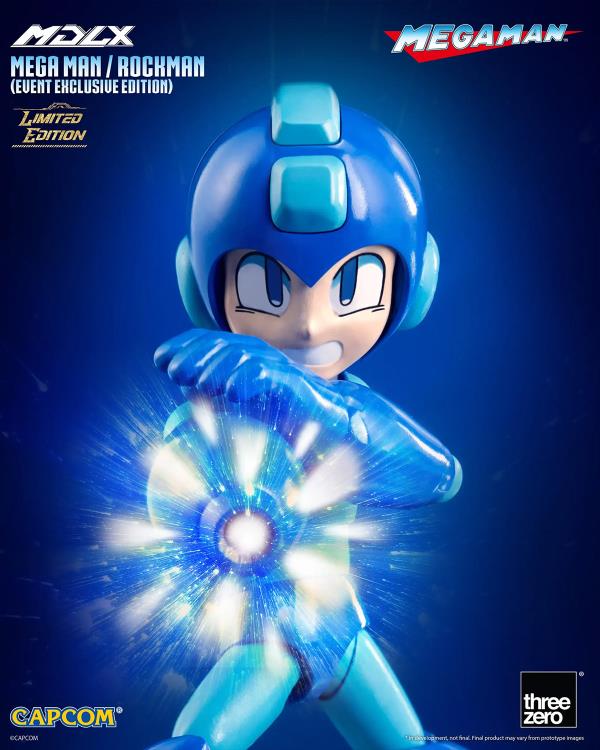 Pedido Figura MDLX Mega Man / Rockman (Event Exclusive version) (Edición Limitada) marca Threezero 3Z0572 escala pequeña 1/12