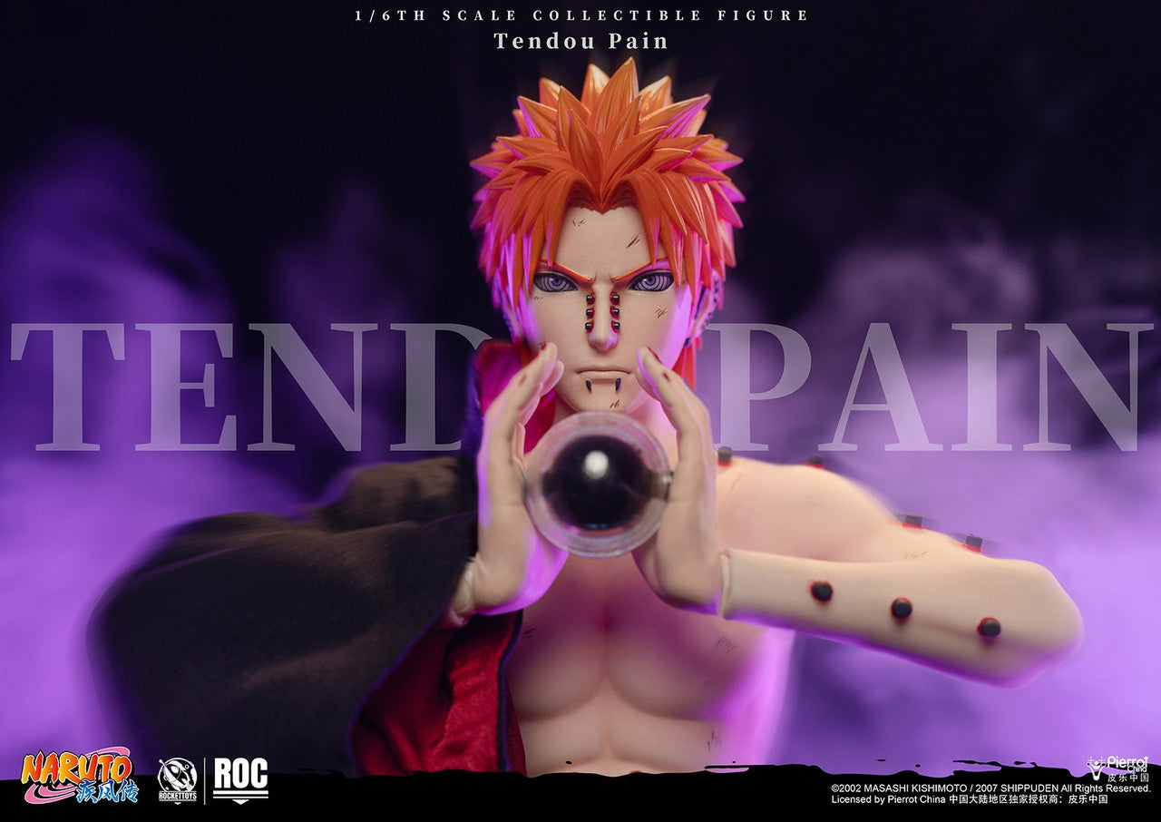 Preventa Figura Tendo Pain (Battle Damage Version) - Naruto Shippuden marca Rocket Toys ROC-014 escala 1/6