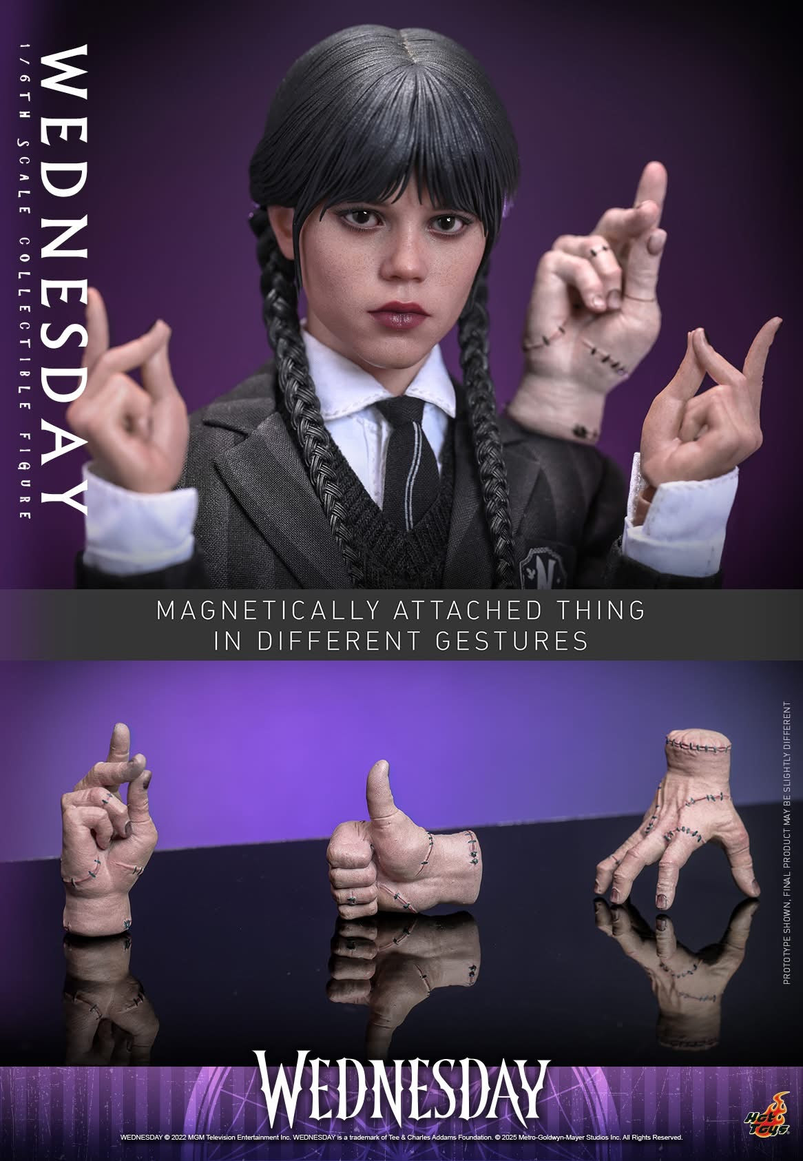 Preventa Figura WEDNESDAY - Wednesday (Netflix Series) marca Hot Toys TMS135 escala 1/6