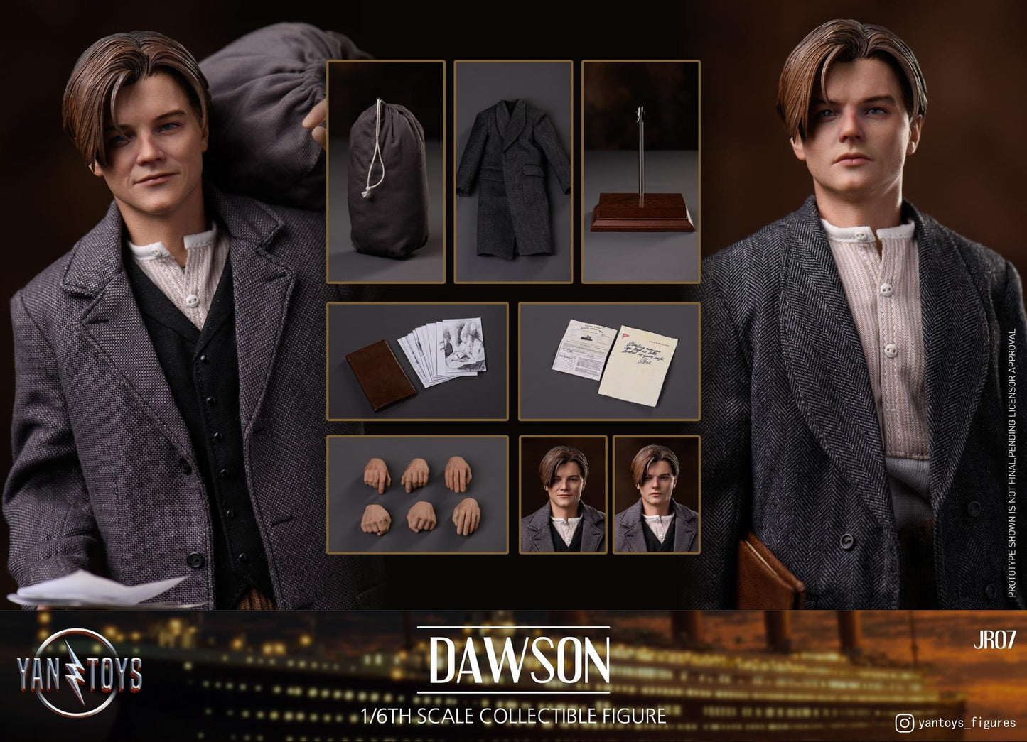 Preventa Figura Dawson marca Yantoys JR07 escala 1/6