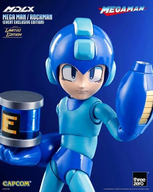 Pedido Figura MDLX Mega Man / Rockman (Event Exclusive version) (Edición Limitada) marca Threezero 3Z0572 escala pequeña 1/12