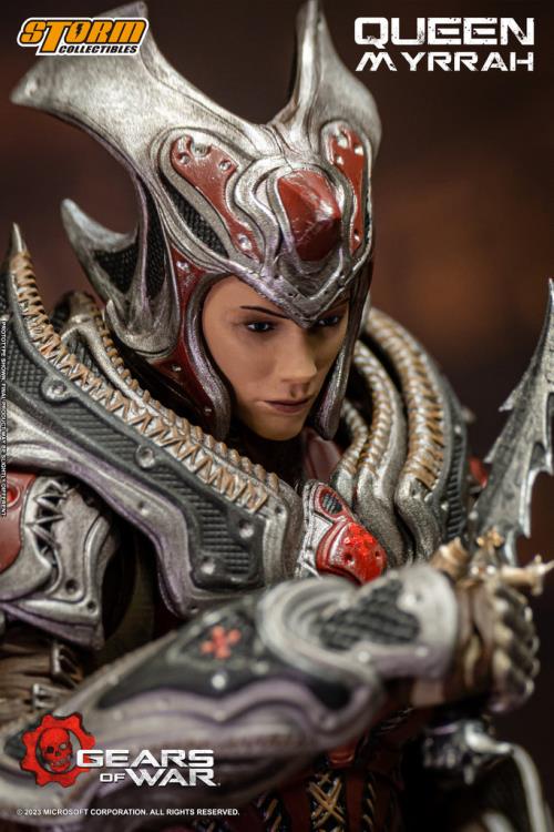 Preventa Figura Queen Myrrah - Gears of War marca Storm Collectibles escala pequeña 1/12