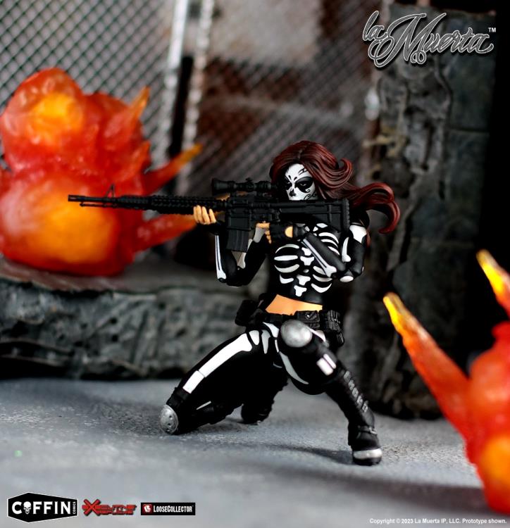 Pedido Figura La Muerta marca Executive Replicas escala pequeña 1/12
