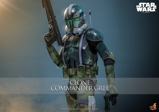 Preventa Figura Clone Commander Gree - Star Wars: Revenge of the Sith marca Hot Toys MMS877 escala 1/6
