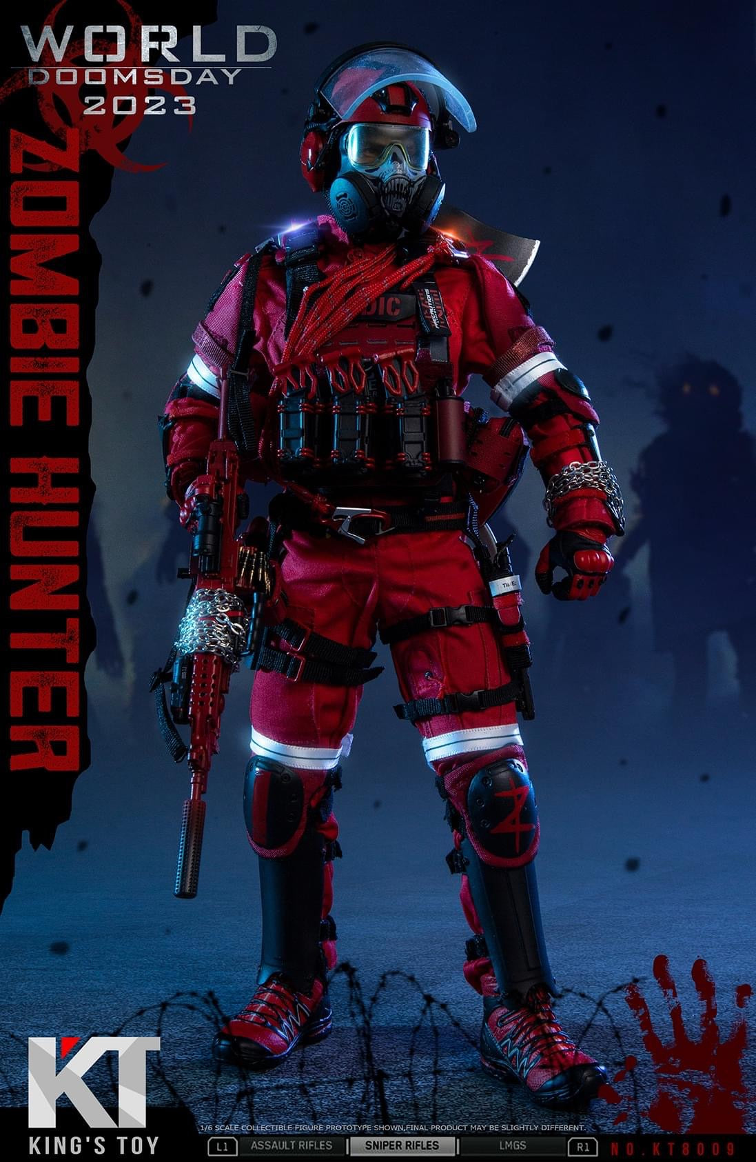 Pedido Figura Apocalypse - Zombie Hunter marca King's Toy KT8009 escala 1/6