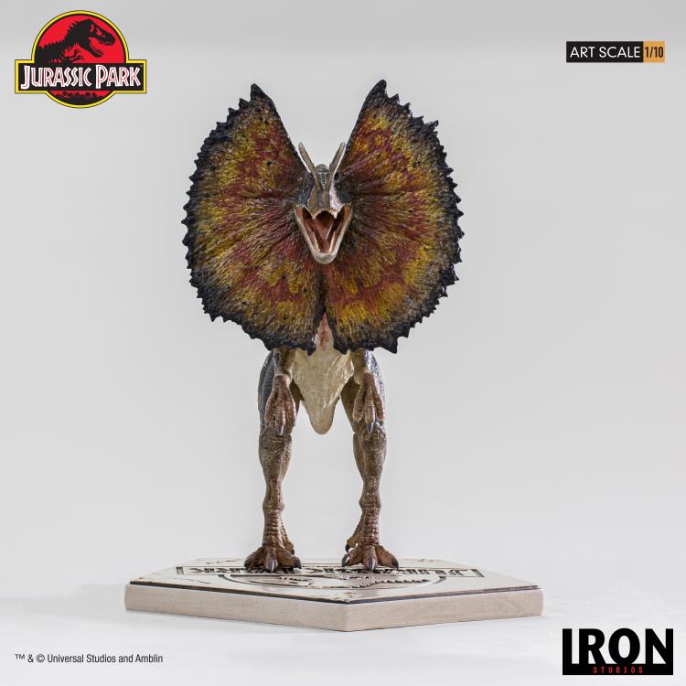 Pedido Estatua Dilophosaurus - Jurassic Park Icons - Limited Edition marca Iron Studios escala de arte 1/10