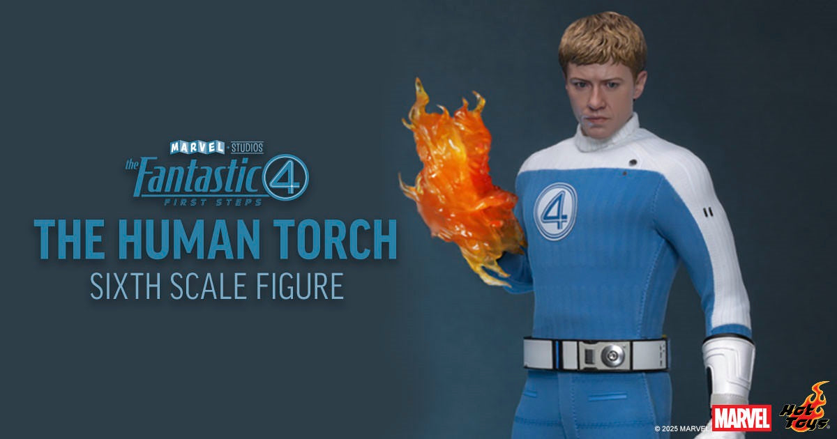 Preventa Figura Human Torch / Antorcha Humana - The Fantastic Four: First Steps marca Hot Toys MMS8 escala 1/6