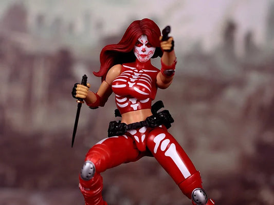 Pedido Figura Roja - La Muerta marca Executive Replicas escala pequeña 1/12