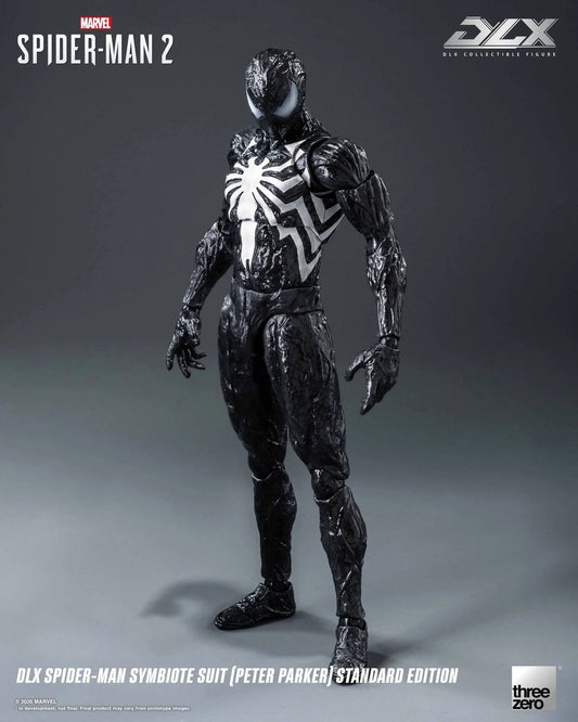 Preventa Figura DLX Spider-Man Symbiote Suit (Peter Parker) - Marvel’s Spider-Man 2 marca Threezero 3Z0966 escala 1/12
