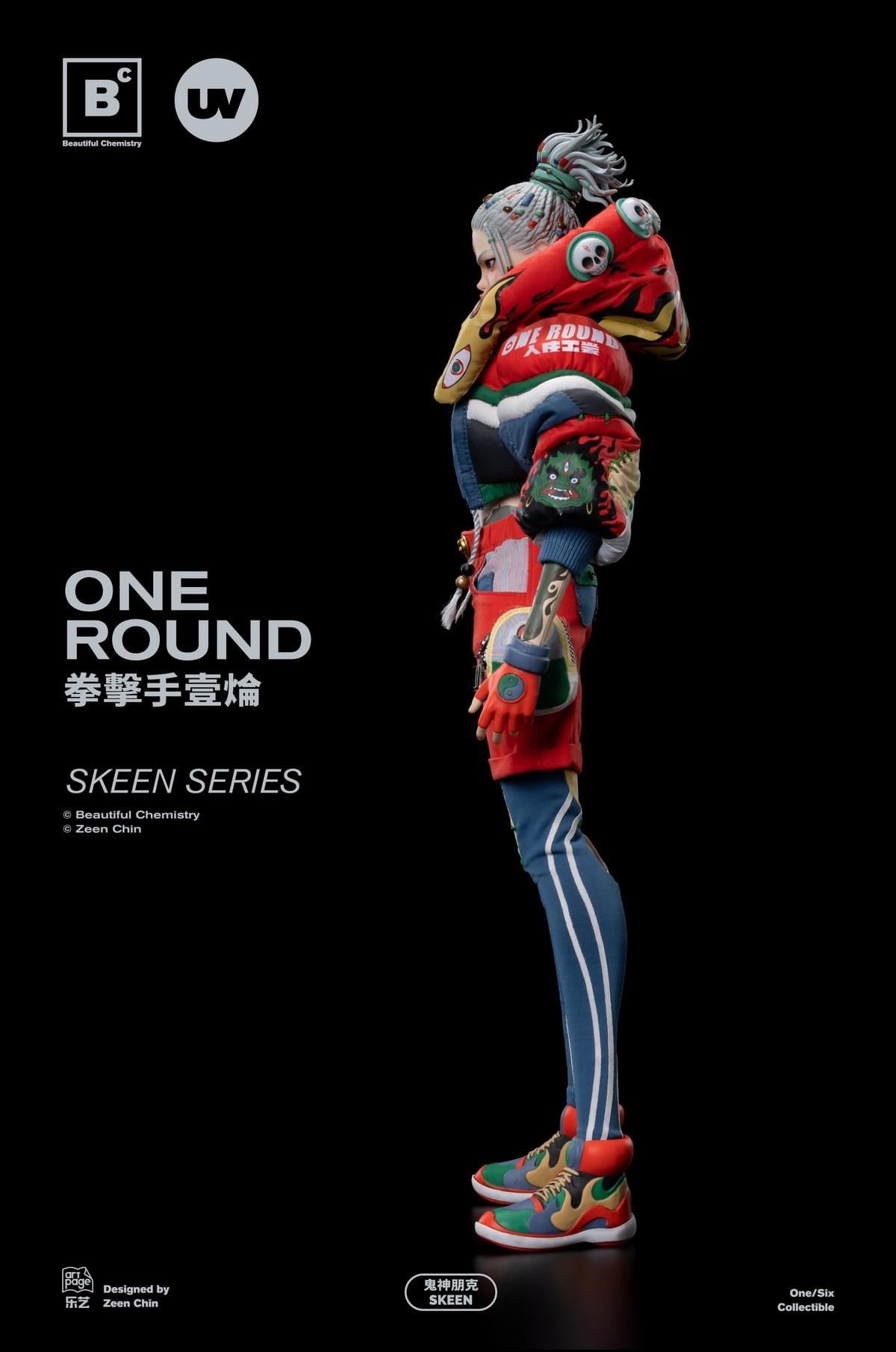 Preventa Figura One Round - Skeen Series marca Beautiful Chemistry UV202405 escala 1/6 (ART TOY)